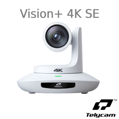 Telycam [Vision+ 4K SE] UHD 4K PTZ 카메라 - 광각, 12배 줌,  자동추적, NDI, SDI 지원