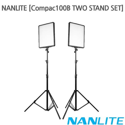 NANLITE [Compac100B TWO STAND SET]